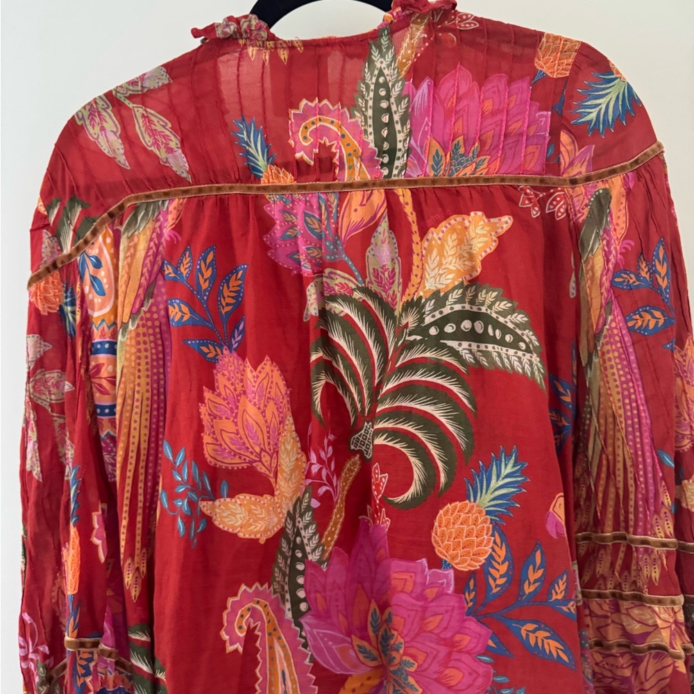 Farm Rio Mystic Bush Buttoned Blouse - Picture 11 of 11